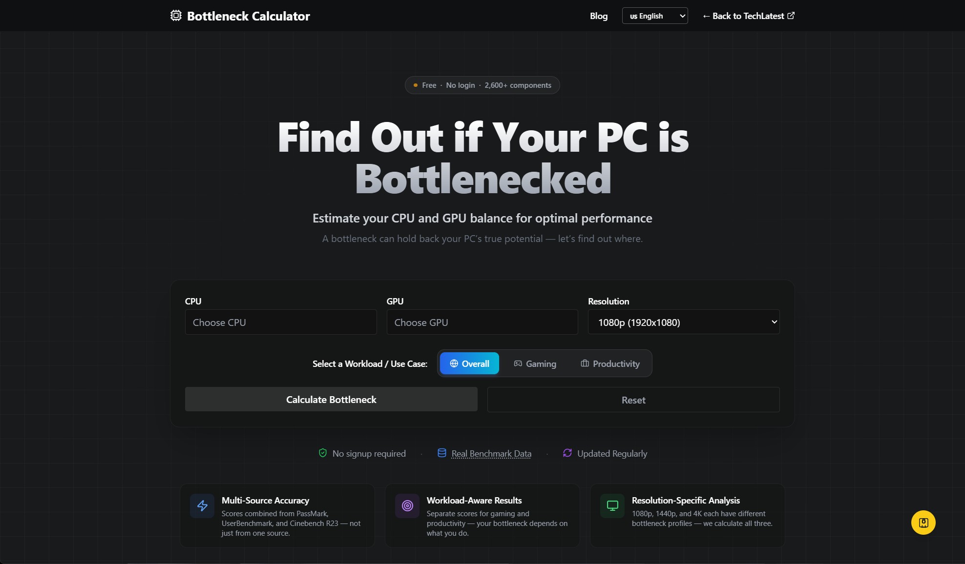 Bottleneck Calculator