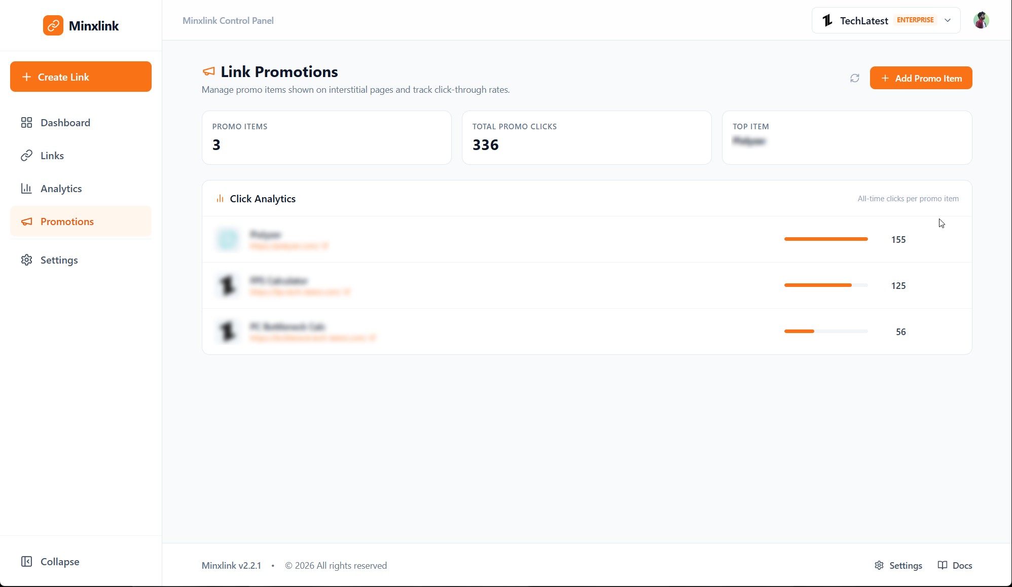 Minxlink screenshot
